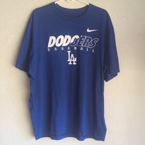 Nike Blue Dodgers Baseball Tee